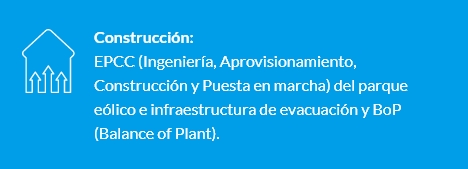 construcción planta energía renovable
